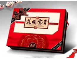 无锡月饼盒包装  49*38豪华书本 花开富贵